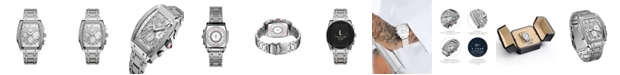 Jbw Men's Echelon Platinum Series Diamond (3 ct. t.w.) Stainless Steel Watch, 41Mm